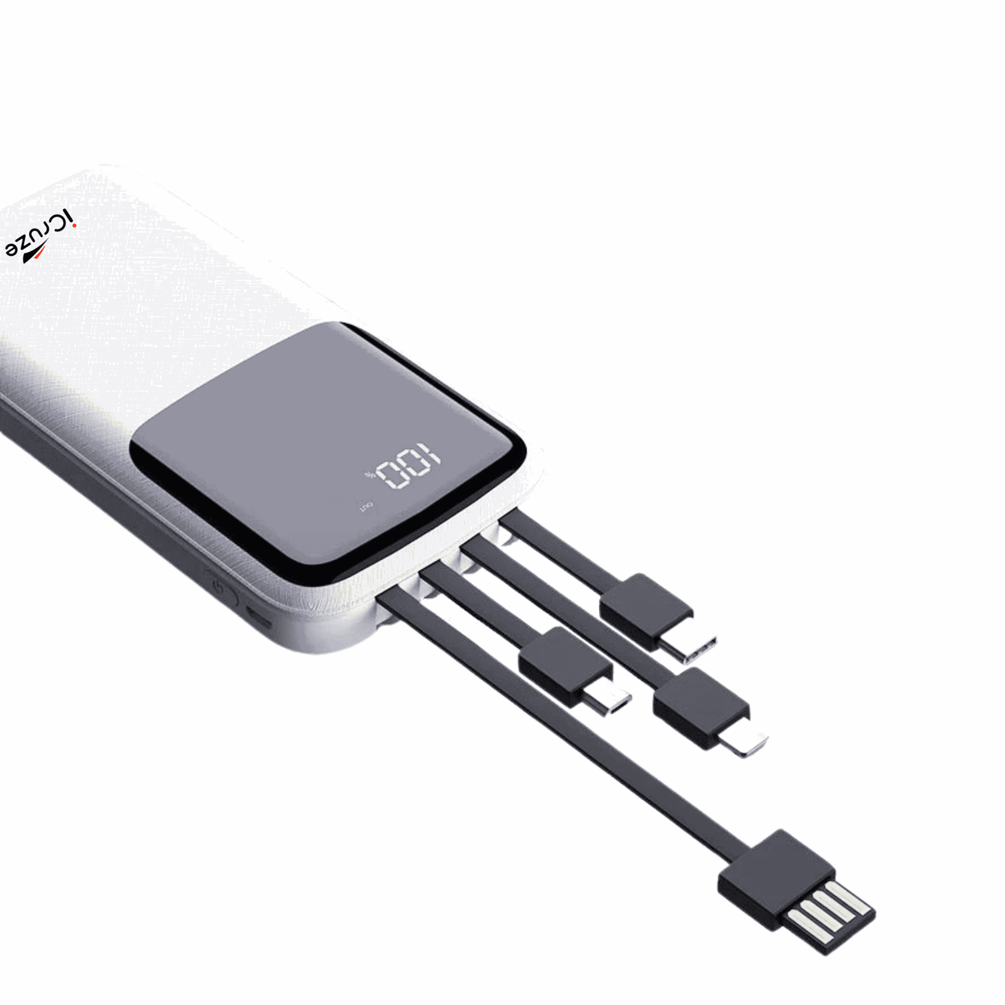iCruze Strike AT- PB05 Power Bank (White) - iCruze