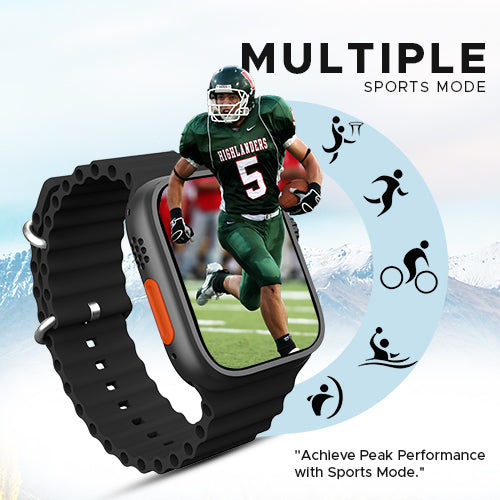 iCruze Pronto Max+ BT Calling Smartwatch Black Edition - iCruze
