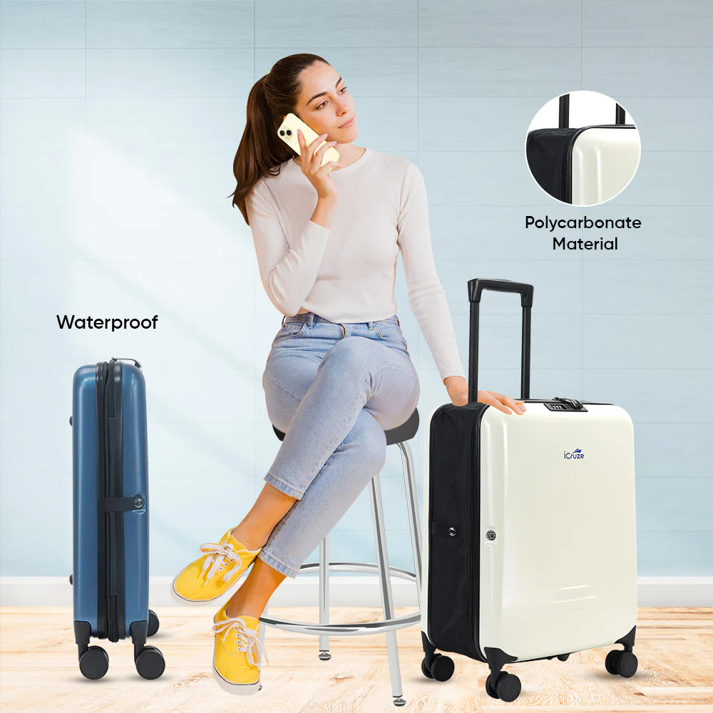 iCruze Foldable Cabin luggage - Polycarbonate Material
