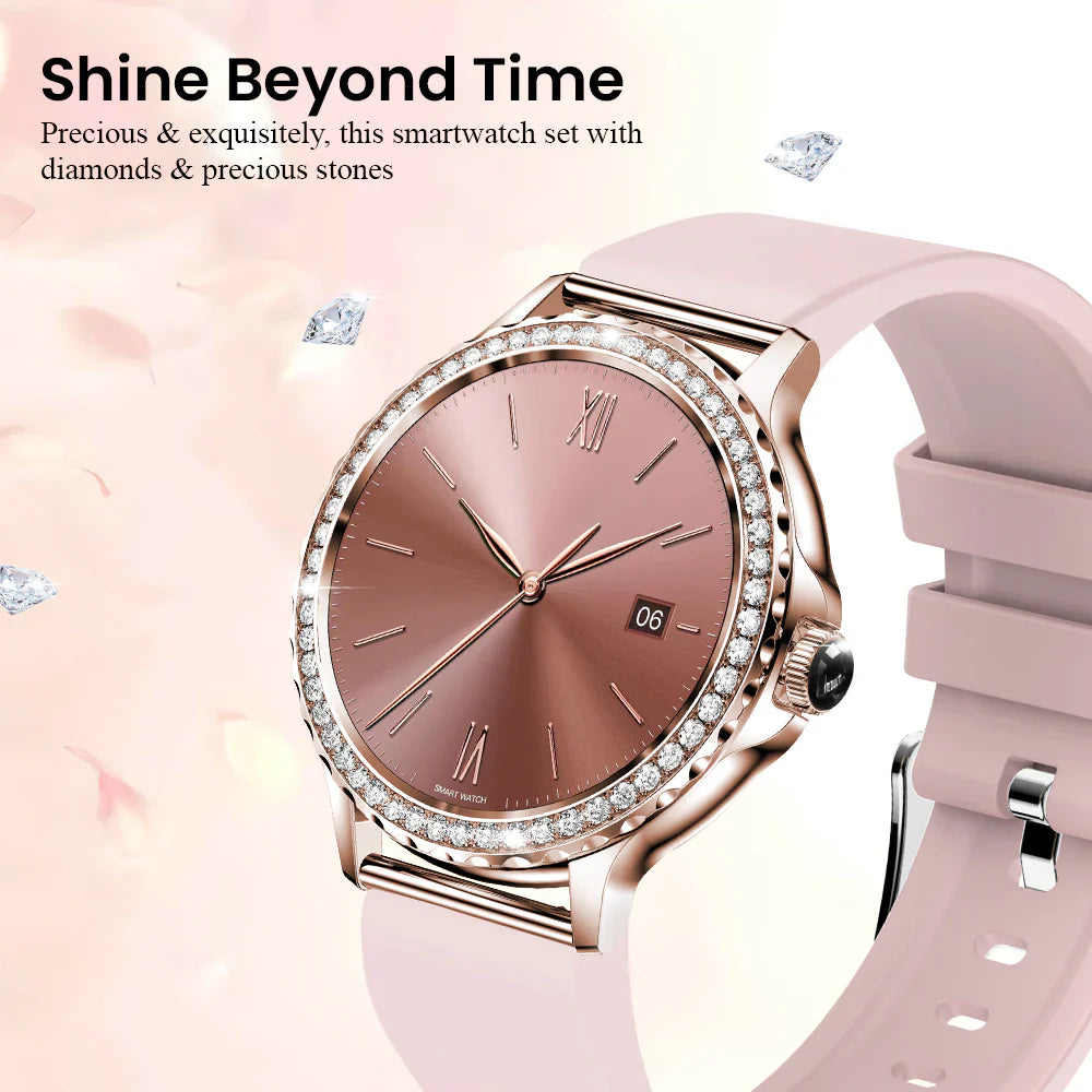 iCruze Pronto Celestia Women Smartwatch - Shine Beyond Time