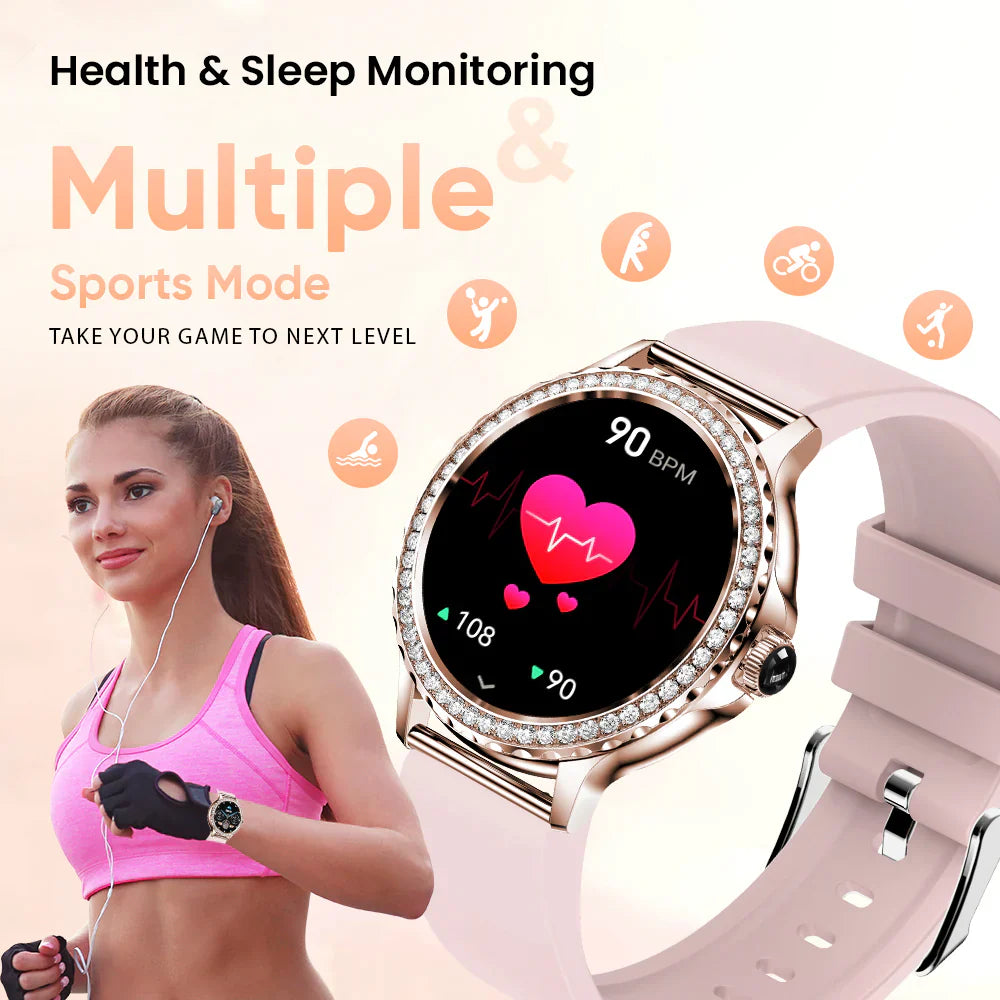 iCruze Pronto Celestia Women Smartwatch - Multiple Sports Mode