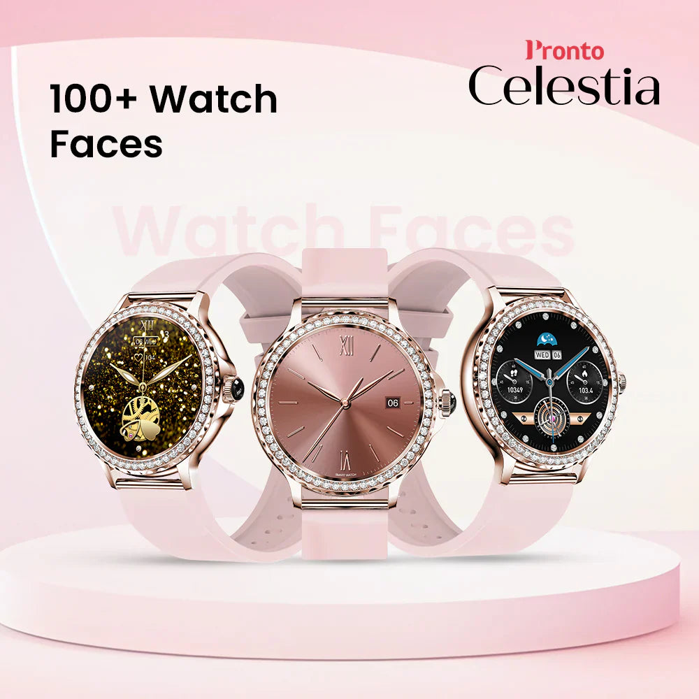 iCruze Pronto Celestia Women Smartwatch - 100+ Watch Faces