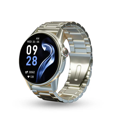 iCruze Pronto Vista Bluetooth Calling Watch with Stainless Steel Band