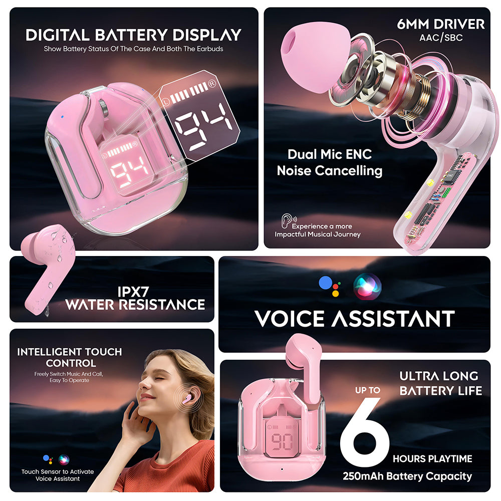 maxpods earbuds pink