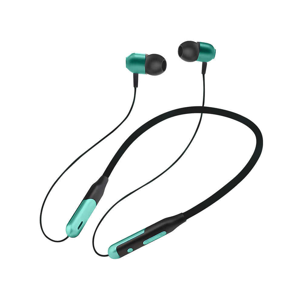 iCruze Jazz Wireless Neckband (Parrot Green)