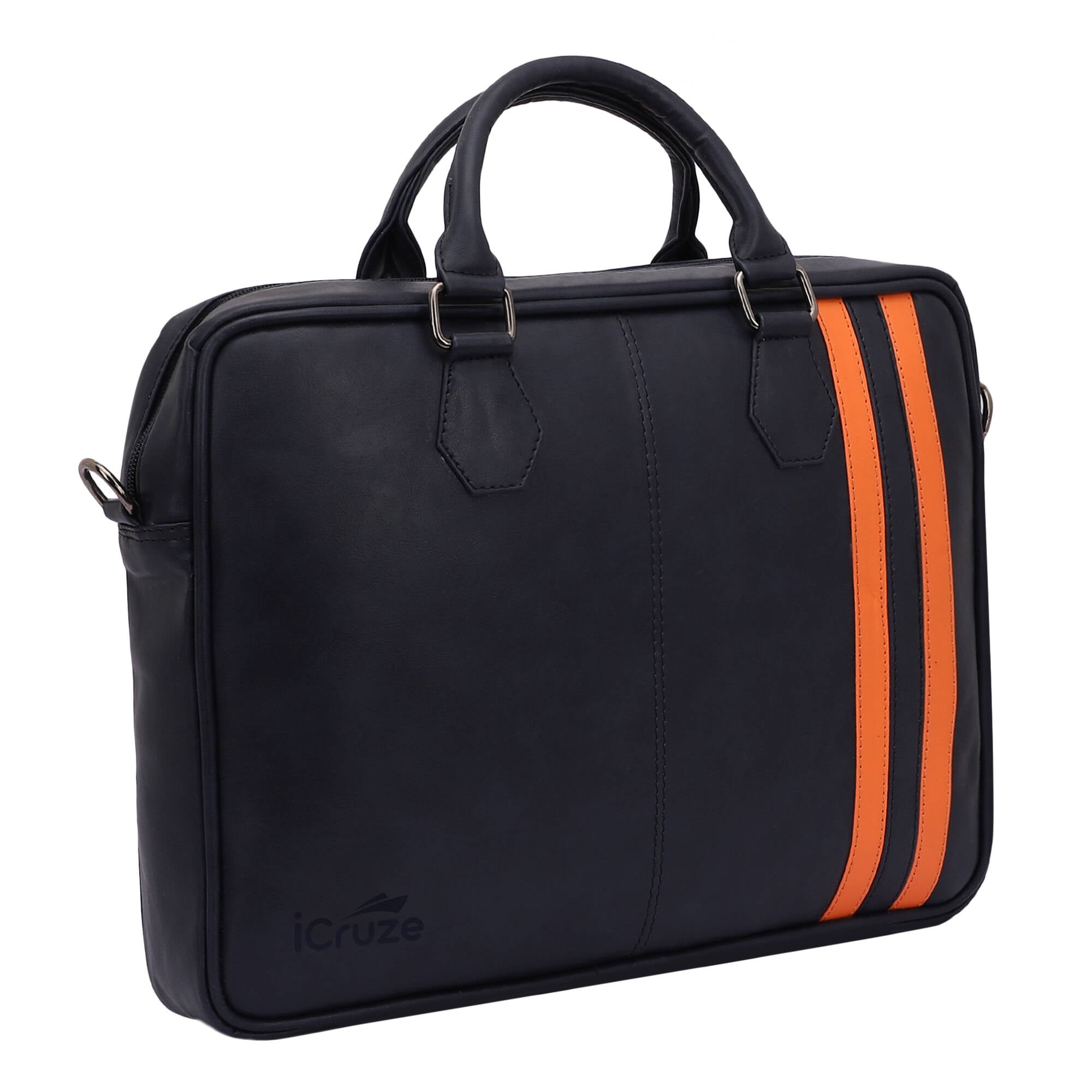 iCruze Vegan Leather Messenger Bag Blue - iCruze