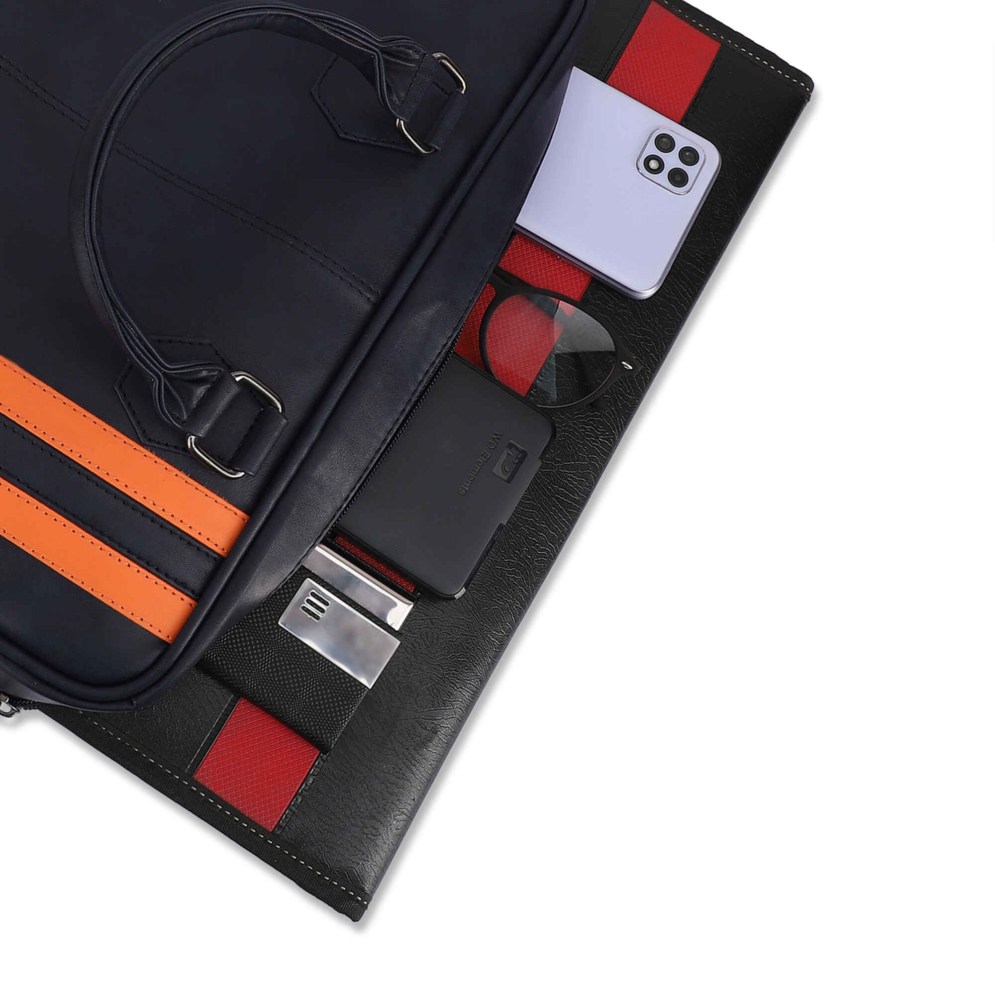 iCruze Vegan Leather Messenger Bag Blue - iCruze
