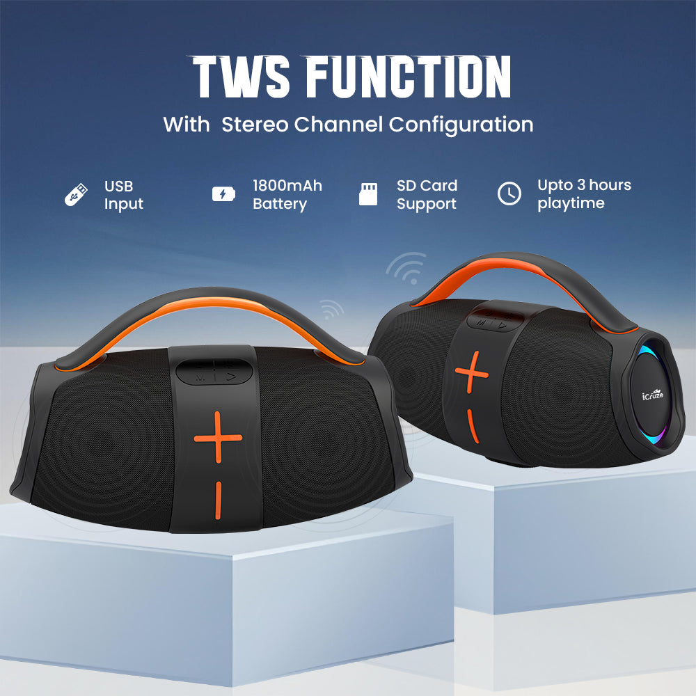 iCruze Believe BT wireless speaker with TWS functions 