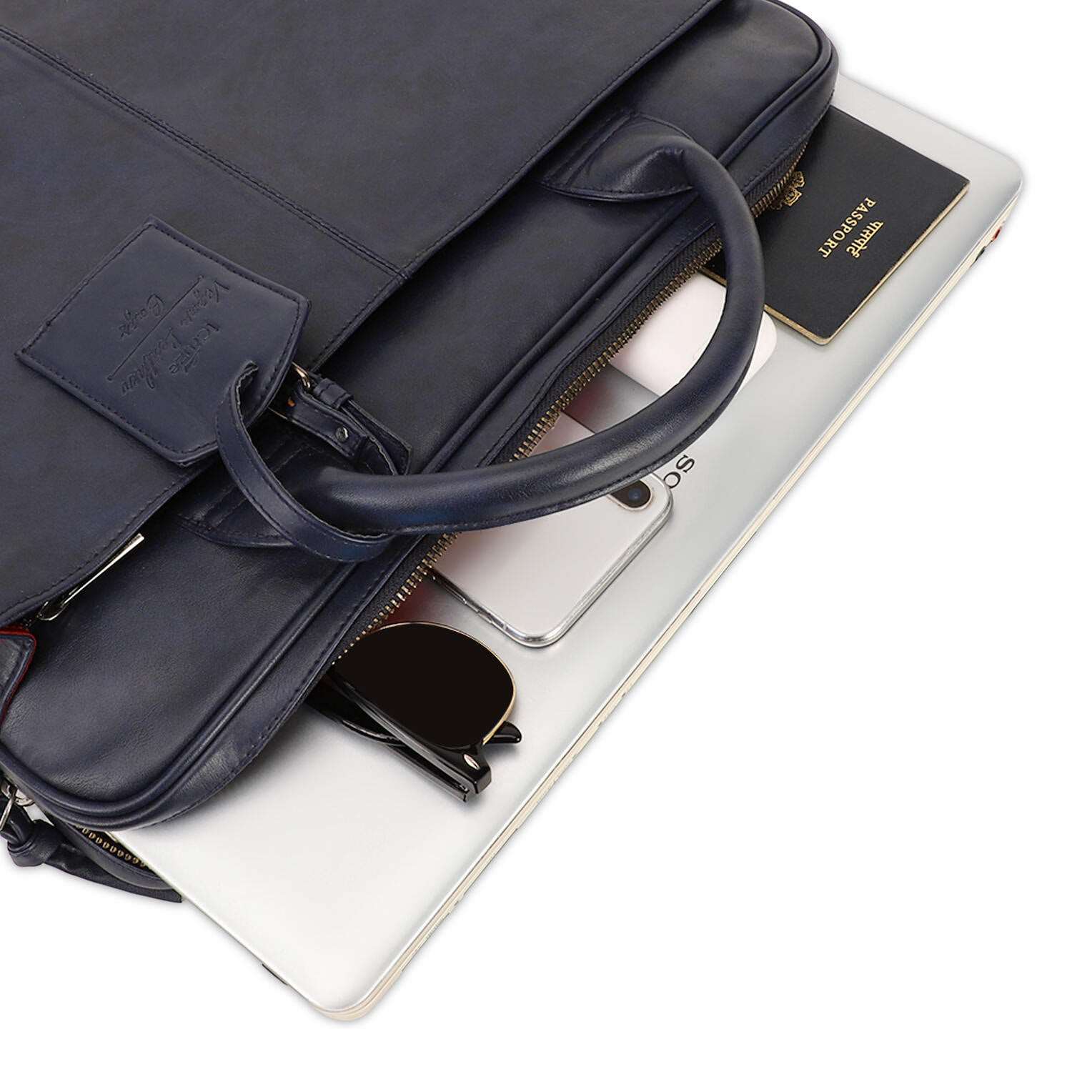 iCruze Elite Slim 15 inch Messenger Bag Blue - iCruze