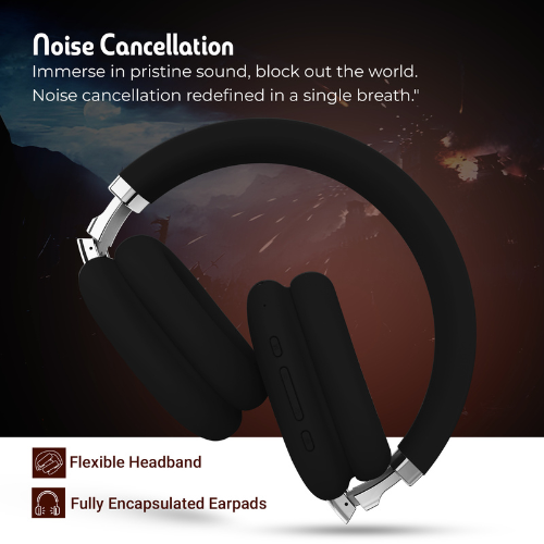 iCruze Comfy Headphones with noise cancellation