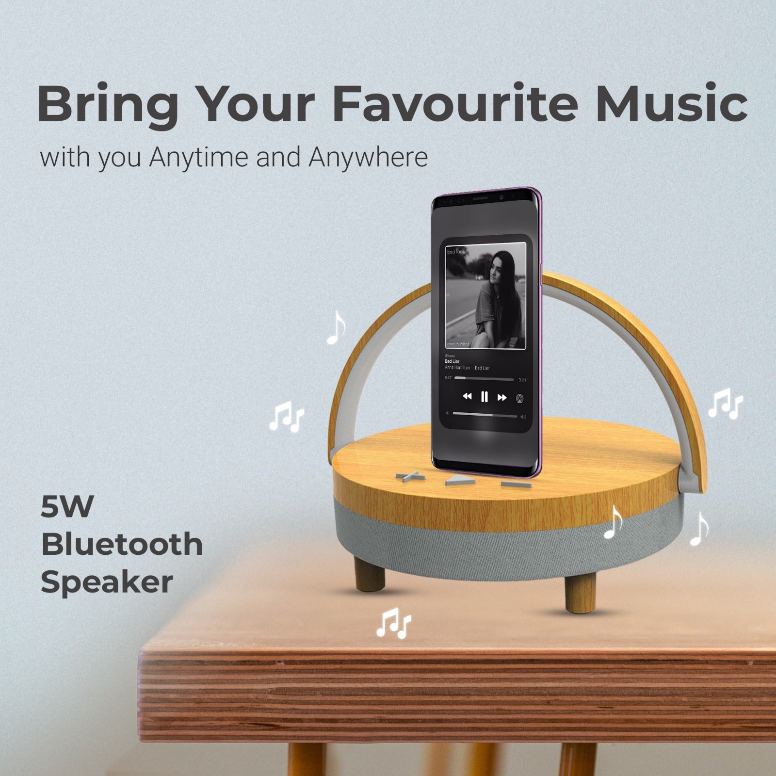 Wireless Charger Music Lamp