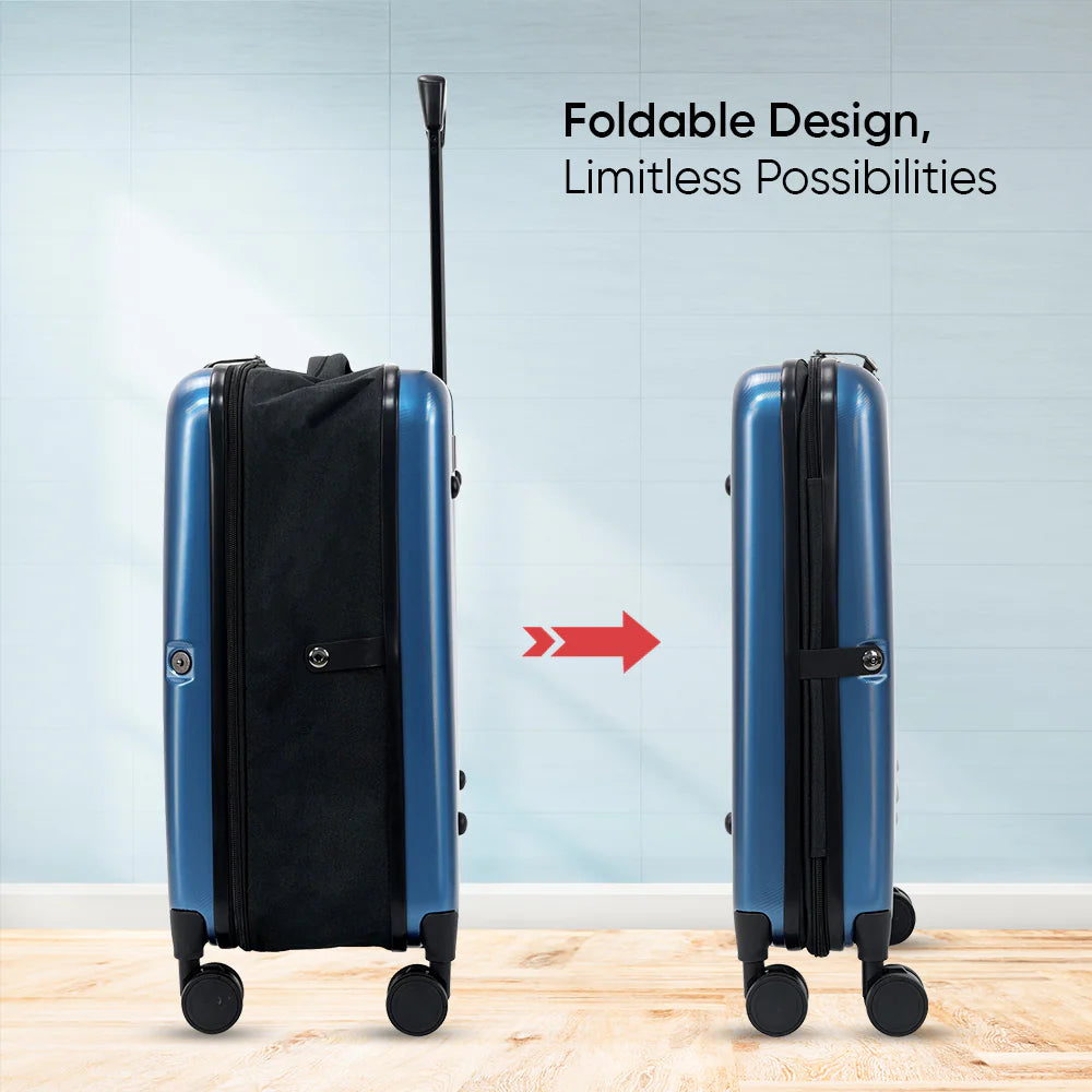 iCruze Foldable Cabin luggage - Foldable Design