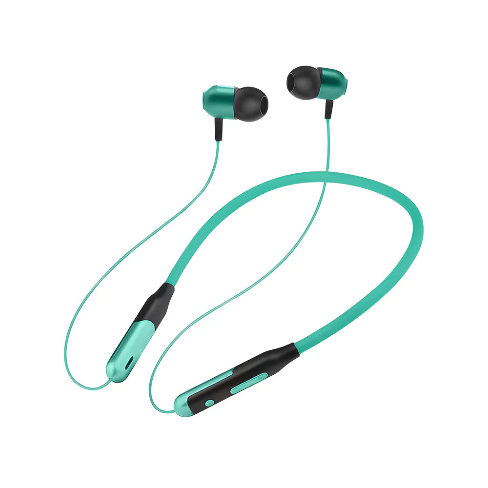 iCruze Jazz Wireless Neckband (Parrot Green)