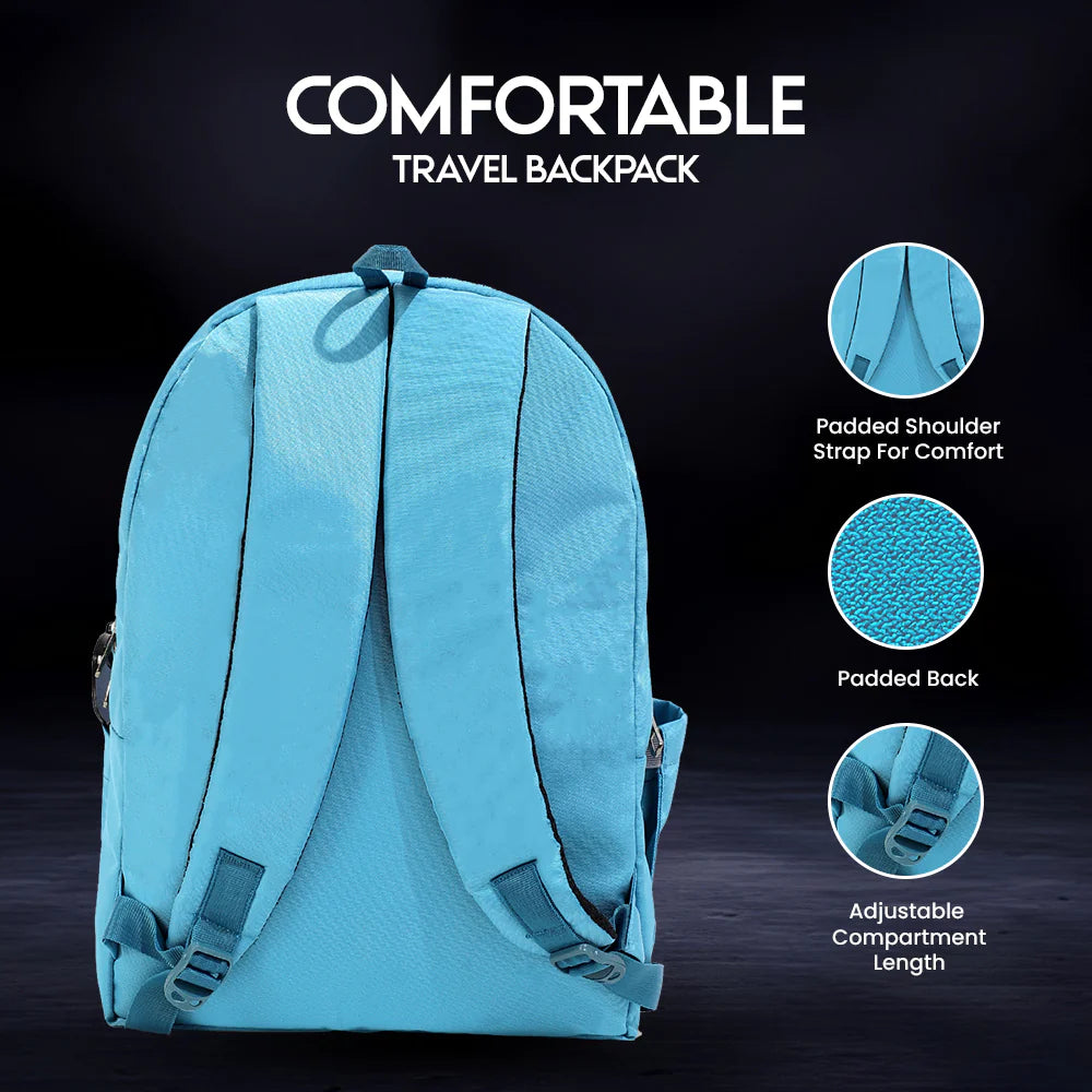 iCruze Modpack Travel Backpack (Sky Blue) - Comfortable Travel Backpack