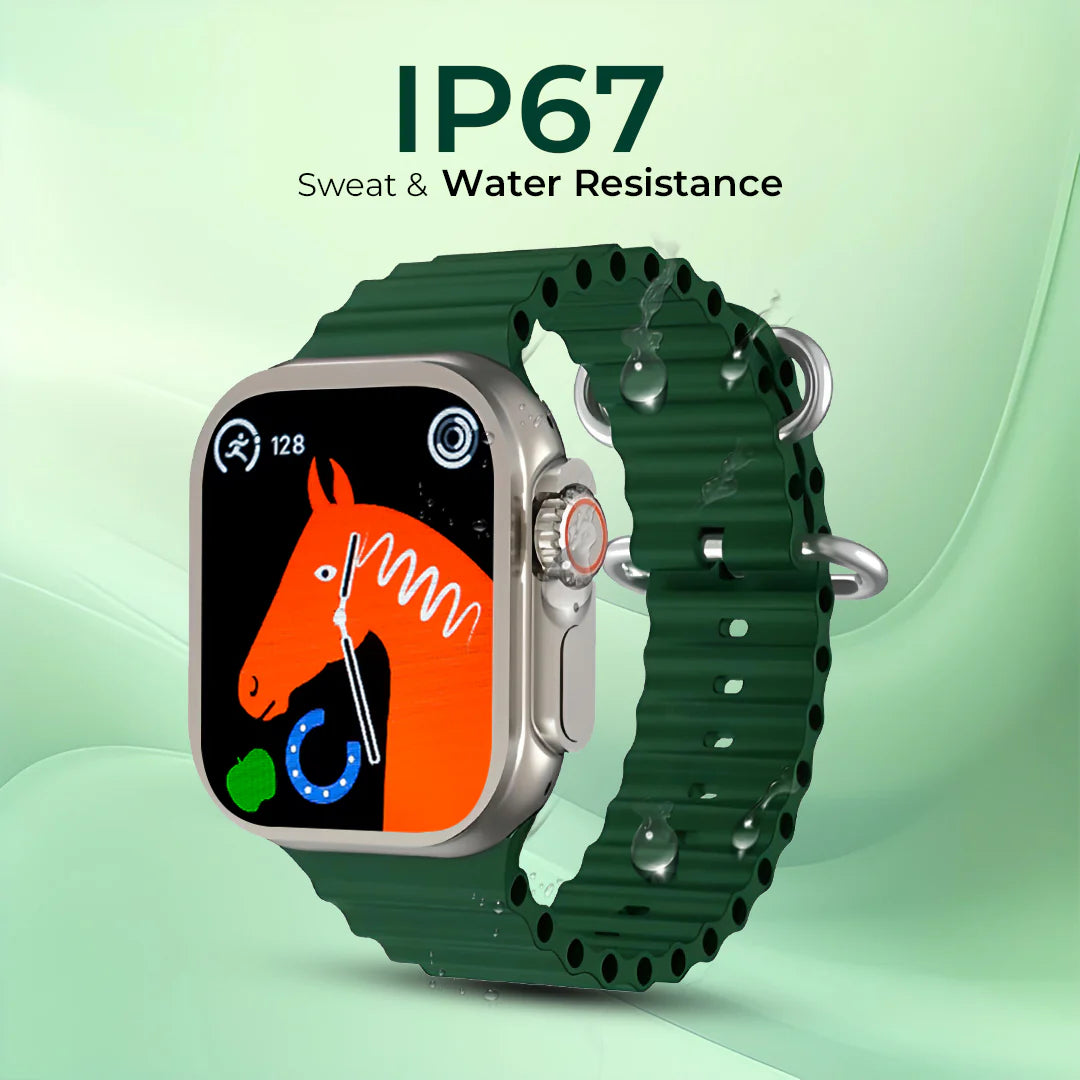 iCruze Pronto Max+ BT Calling Smart watch (Green) - IP67 Sweat & Water Resistance