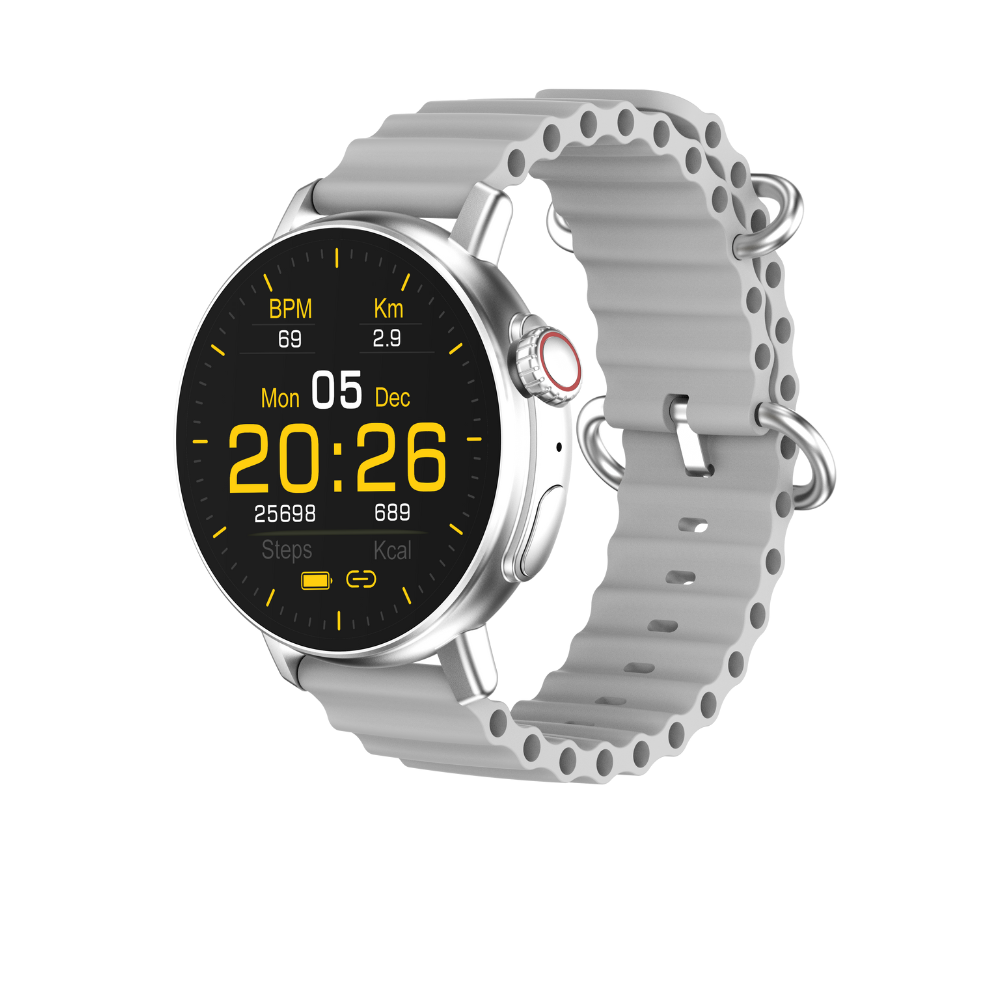 iCruze Pronto Vista BT Calling Smart watch (Grey)