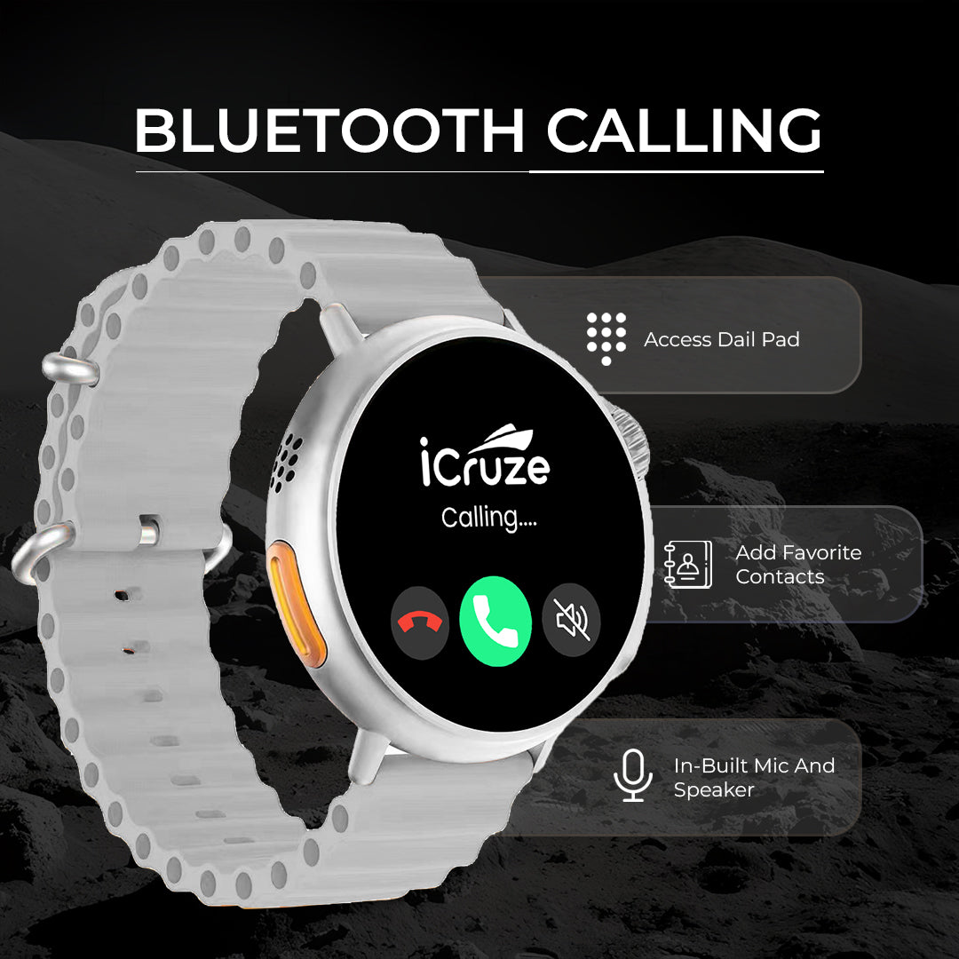 iCruze Pronto Vista BT Calling Smart watch : bluetooth calling