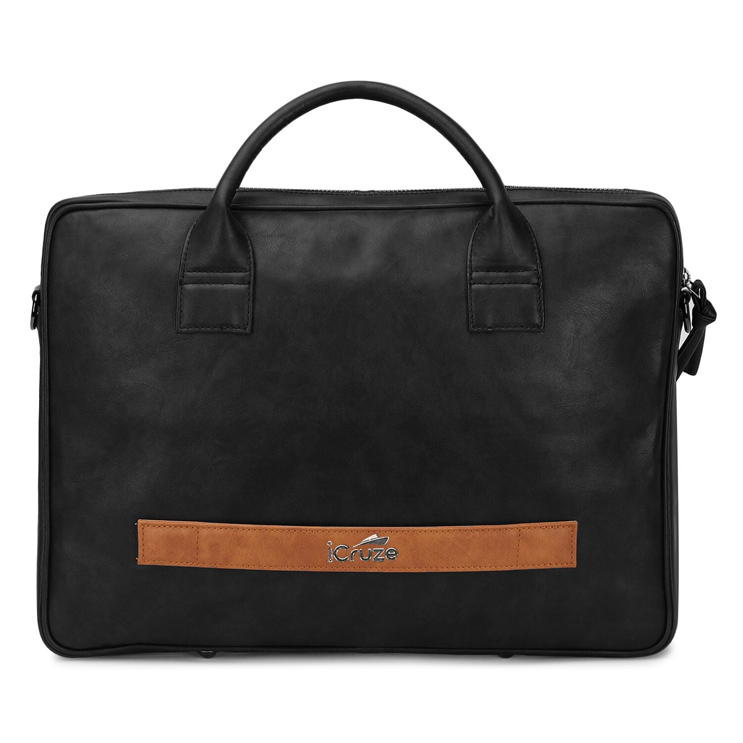 iCruze Elite Slim 15 inch Messenger Bag Black - iCruze